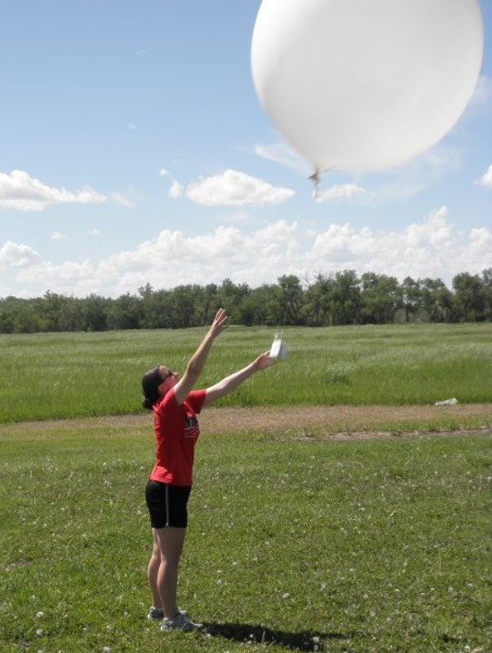 Casey Davenport balloon launch